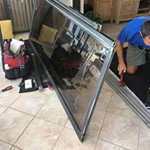 sliding glass door frame repair Parlier
